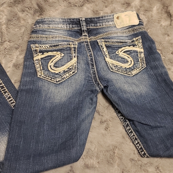 Silver Brand women's Jeans size 27W capri - Picture 3 of 4